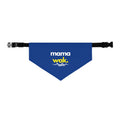 Bandana Collar  'mama wak.' Blue Pet Bandana for Dogs & Cats