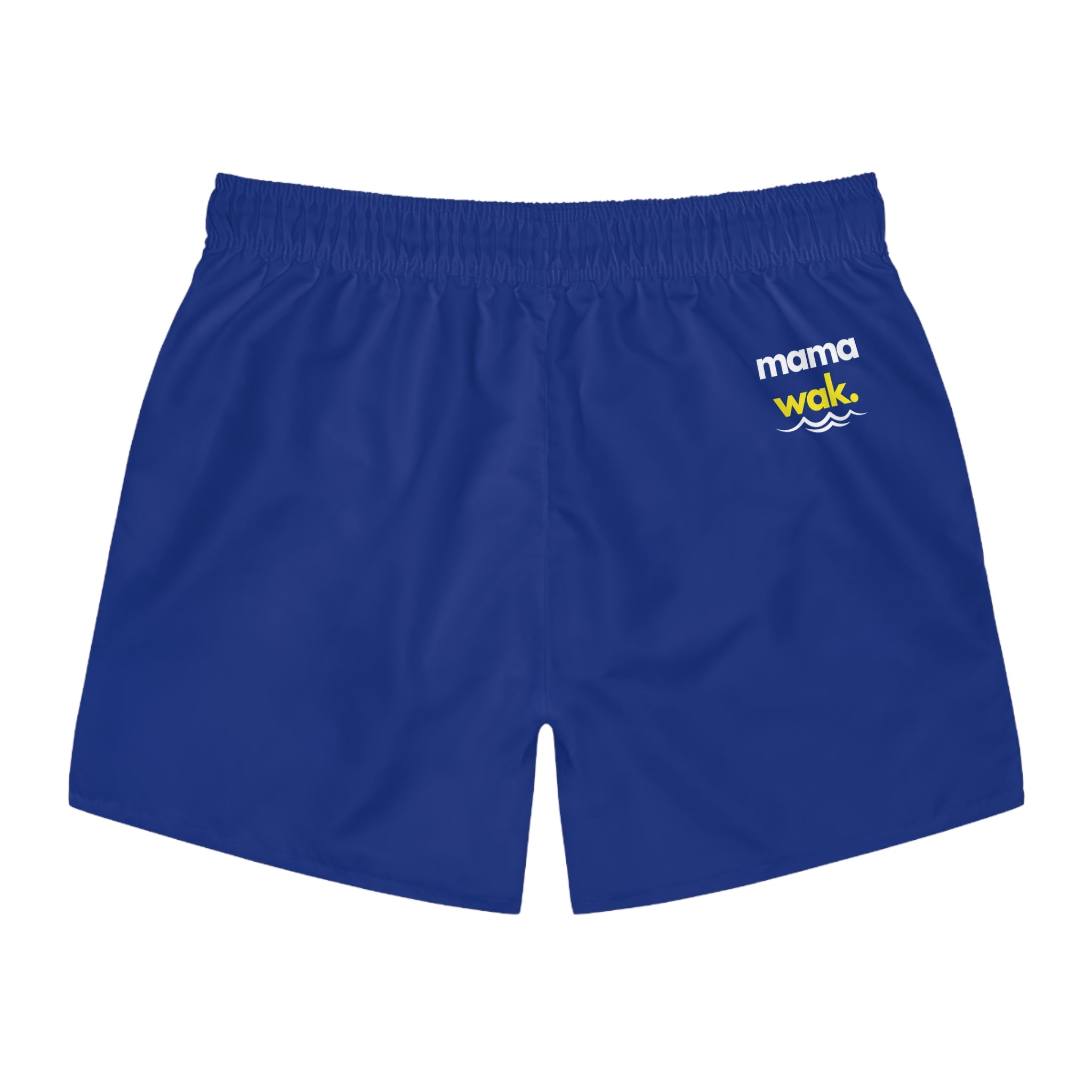 Mama Wak Blue Swim Trunks - Men’s Casual Beach Shorts